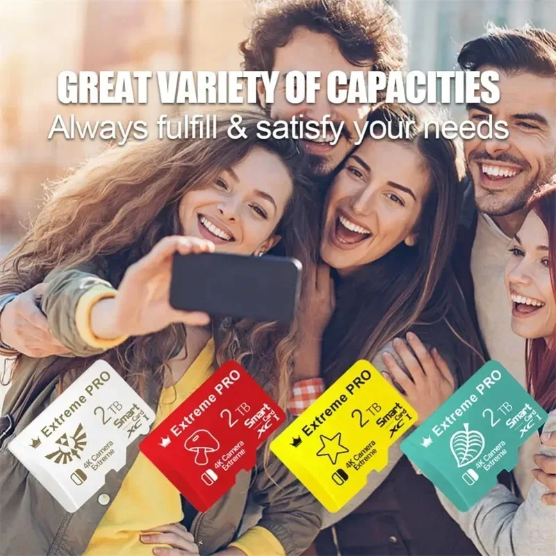 Original 2TB High Speed Mini Memory Card 1TB Class 10 SD Card Memory Card 512/256/128GB SD Card For Nintendo Switch Accessories