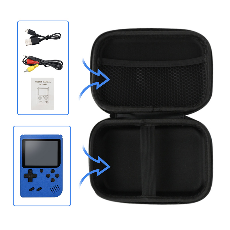 Portable Carrying Case for R36S/GB300/FC Handheld Game Console Protective Travel Retro Mini Player Box for Gaming Accessories