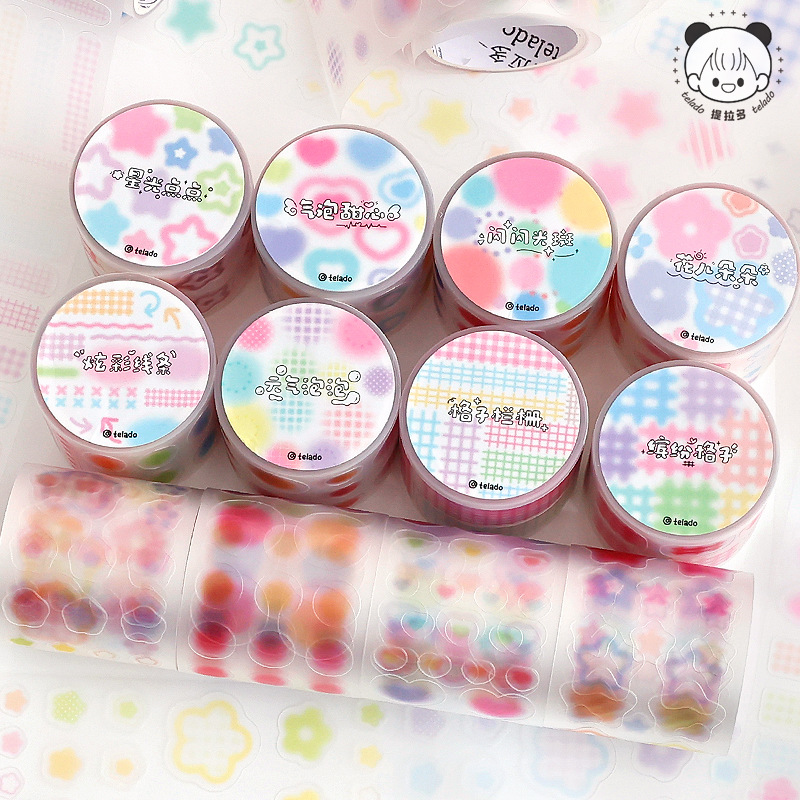 1pcs/1lot Decorative Adhesive Tapes soft matte Masking Tapes Scrapbooking DIY Paper Japanese Stickers