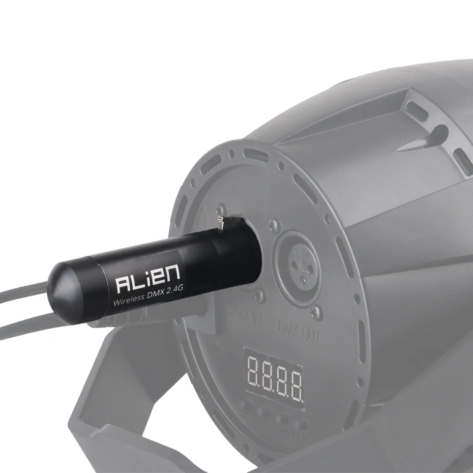 คนต่างด้าว 2.4G ไร้สาย DMX 512 ควบคุม Dfi ISM Controller XLR ตัวรับสัญญาณสําหรับดิสโก้ DJ Party Stage Moving Head แสงเลเซอร์