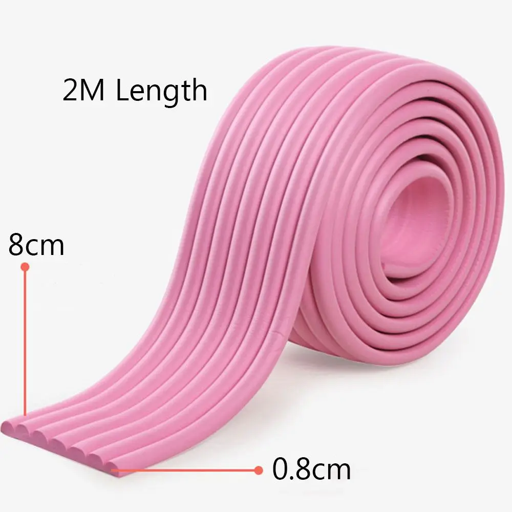 2 M Baby SAFETY โต๊ะ EDGE GUARD Strip ตารางมุม Protector เด็ก Collision เบาะโฟมกันชนฟรีเทป
