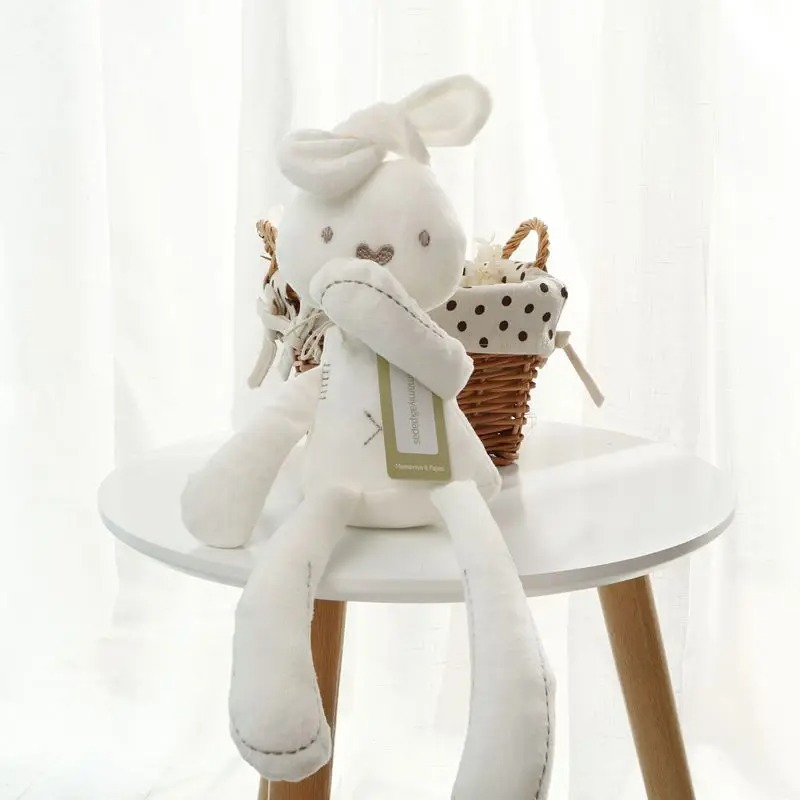 25cm bonito coelho boneca bebê macio brinquedos de pelúcia para crianças apaziguar dormir berço animal de pelúcia brinquedos do bebê para crianças presente aniversário