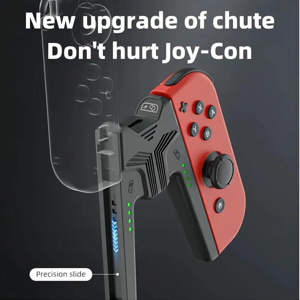 Uchwyt do ładowania kontrolera Switch 2/1, lewy i prawy, możliwość gry podczas ładowania, uchwyt na kontroler Joy-Con NS2.