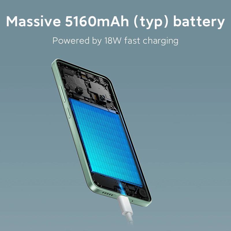 Globale Version POCO C75 Smartphone Helio G81-Ultra Immersive 6,88 „Display Massive 5160mAh (typ) Akku Clear 50MP Dual-Kamera Handy