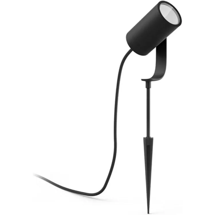 Lily Outdoor Smart Spot Light Base Kit - White and Color Ambiance LED Walkway Lights - Low Voltage Landscape Lighting