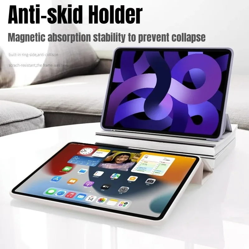 Para Apple iPad 10 10,9 pulgadas 2022 A2757 A2777 funda para tableta funda inteligente con tapa magnética para iPad 10. a generación 10,9''
