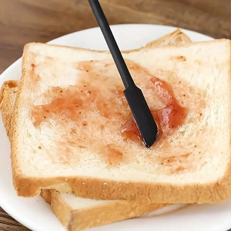 Conjunto de mini espátula de silicone de 3 peças – resistente ao calor, vários tamanhos para frascos, garrafas e cozinha