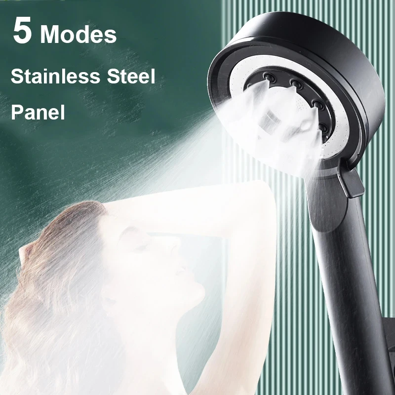 Soffione doccia a 5 modalità soffione doccia ad alta pressione filtro portatile rubinetto a pioggia rubinetto bagno bagno casa accessori innovativi