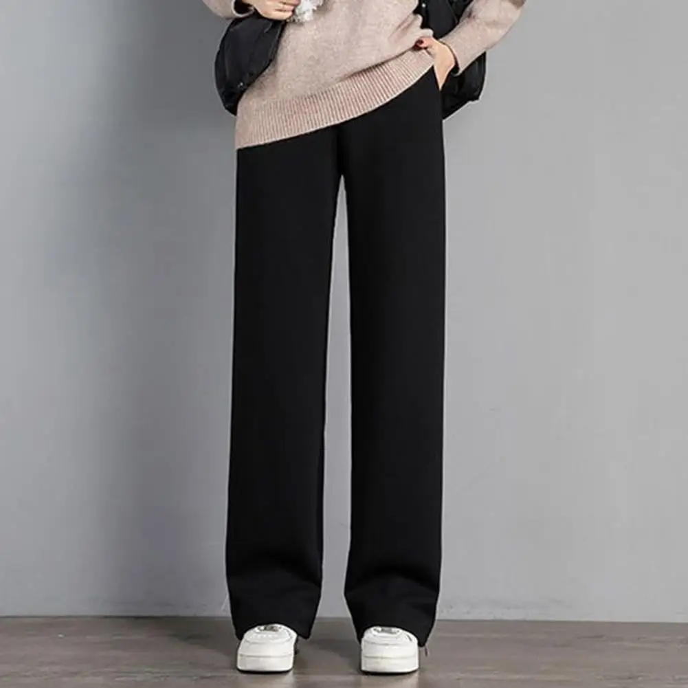 Frauen Herbst Winter Lange Hosen Elastische Hohe Taille Winter Hosen Winter frauen Fleece Gefüttert Hosen Elastische Hohe Taille für A