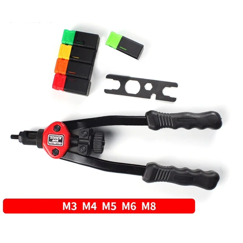 Riveter Súng Phần Ren Mandrel Thay Thế Cho Tay Đai Ốc Đinh Tán Hệ Mét Với M3-M8 M3, M4, M5, m6, M8 Kìm Đầu Đinh Tán Công Cụ
