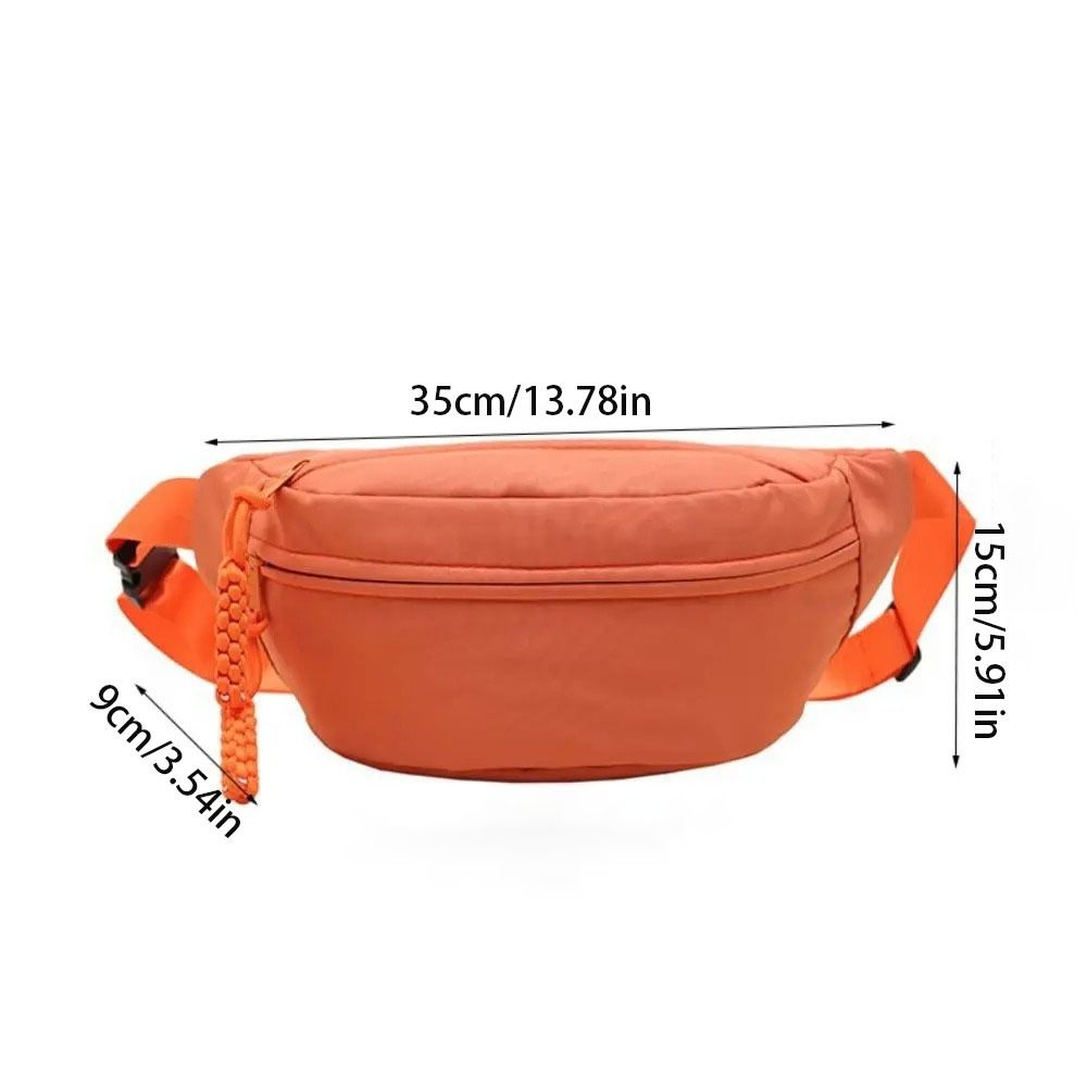 Bolsa de peito transversal de pano oxford para mulheres, grande capacidade, impermeável, multifuncional, bolsas de cintura, viagem, meia lua, nova