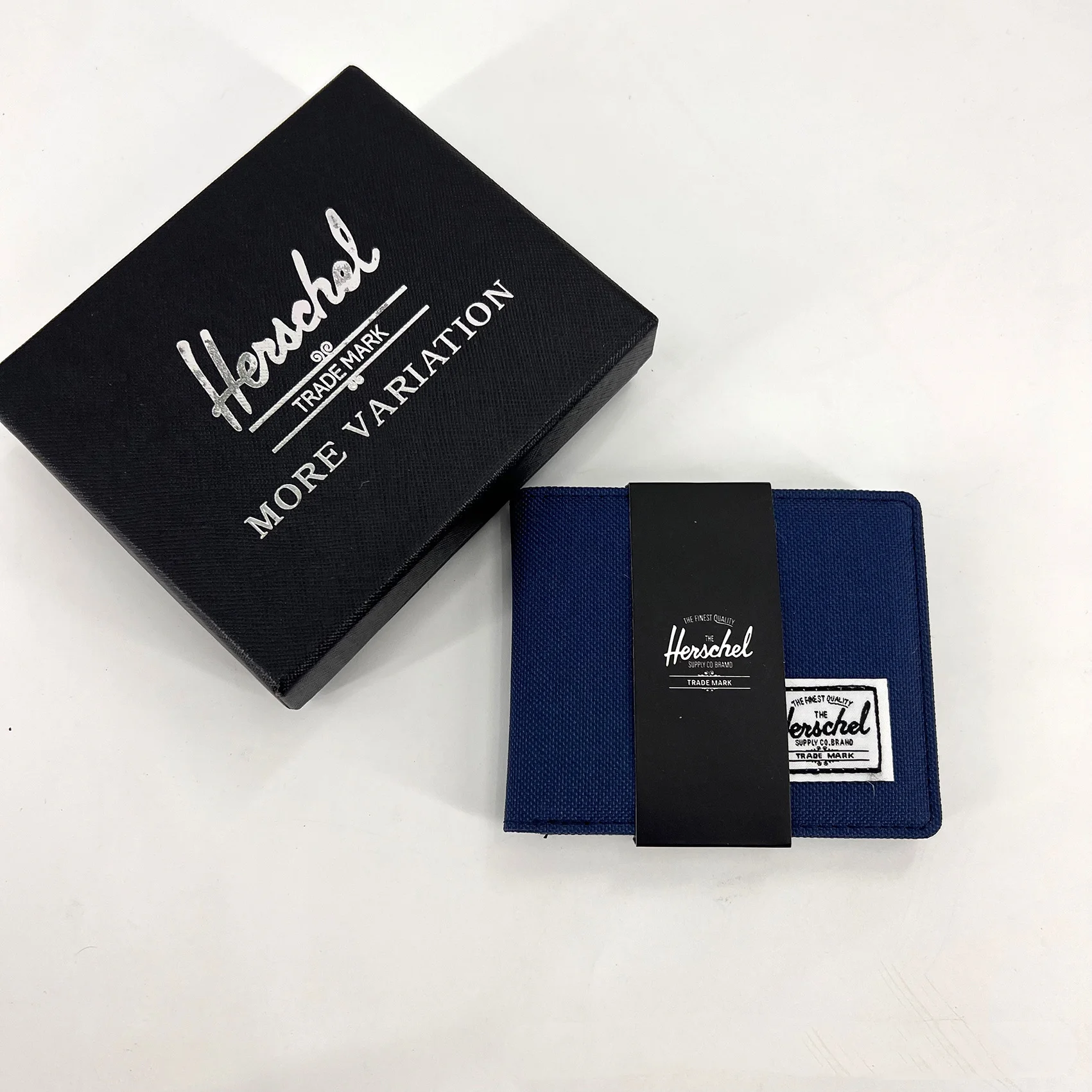 Herschel Geldbörsen, stilvolle Canvas-Geldbörse für Herren, Studenten-Geldbörse, einfarbig, Geldklammer, grenzüberschreitende Mini-Geldbörse in reiner Farbe