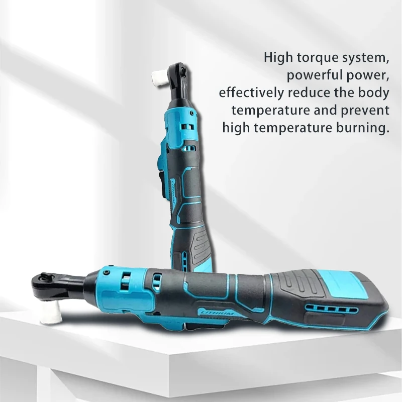 Llave de trinquete inalámbrica, destornillador eléctrico recargable, tuerca de tornillo de extracción para batería Makita de 21V