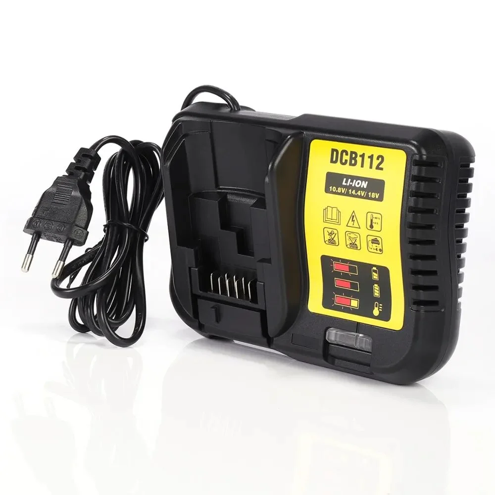 DCB112 para cargador de batería Dewalt de repuesto para batería de iones de litio Dewalt 12V 20V y 60V Max DCB205 DCB112 DCB201 y más