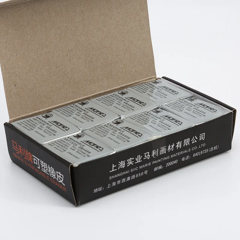 5Pcs Kneaded Erasers Rubber Soft Eraser Kneadable Rubber moldable Art Drawing Sketch Plasticine Painting Stationery