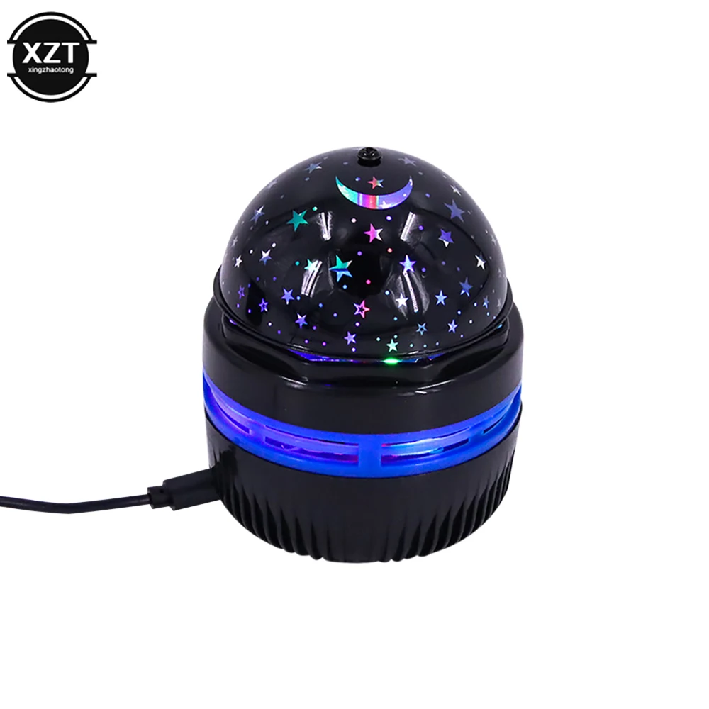 Star Projector Lamp Usb Powered Colorful Rotating Magical Ball Light Car Atmosphere Lamp KTV Bar Disco DJ Party Stage Light