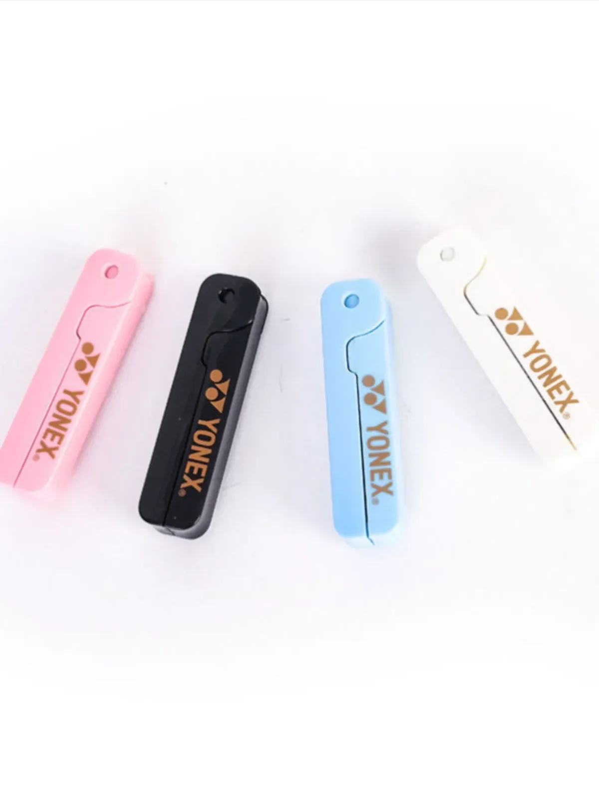 YONEX raqueta de bádminton cortador de hilo profesional Mini herramienta cortadora de hilo ajustable portátil tijeras línea de pesca