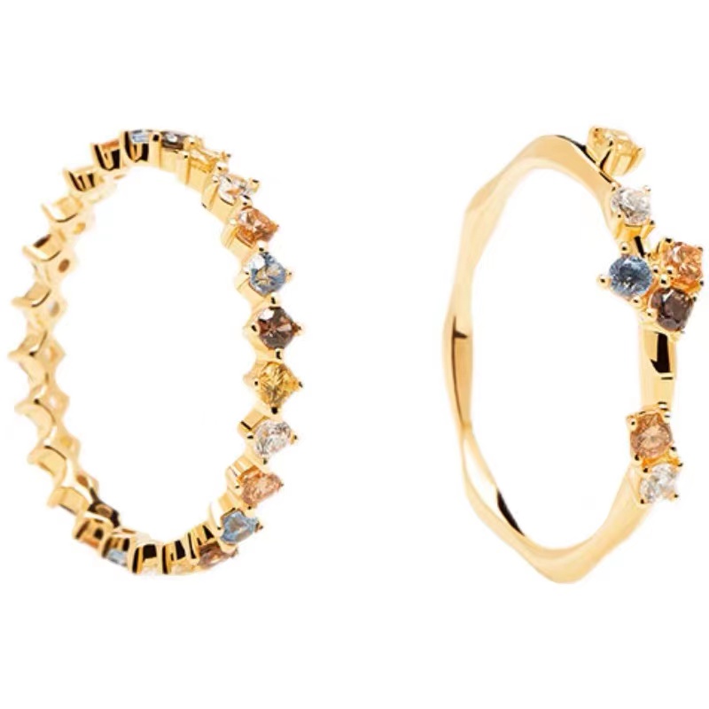 ファッション 925 スターリングシルバーシンプルなスタイルリングチャーム品質指輪絶妙なアクセサリー誕生日パーティーギフト