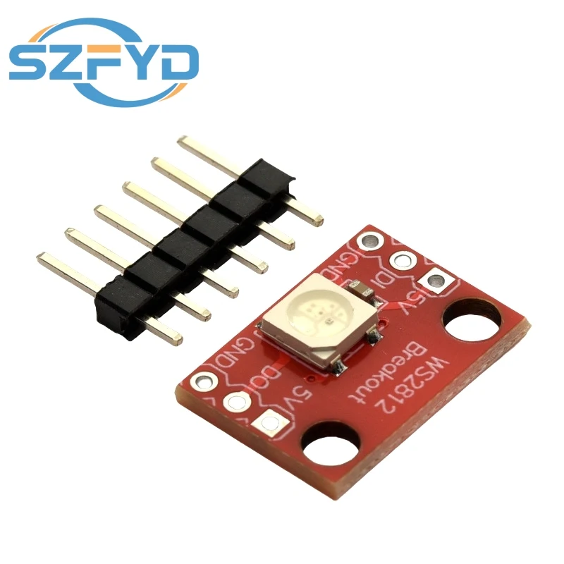 1-10 Uds WS2812 RGB LED módulo de ruptura para Arduino Diy Kit