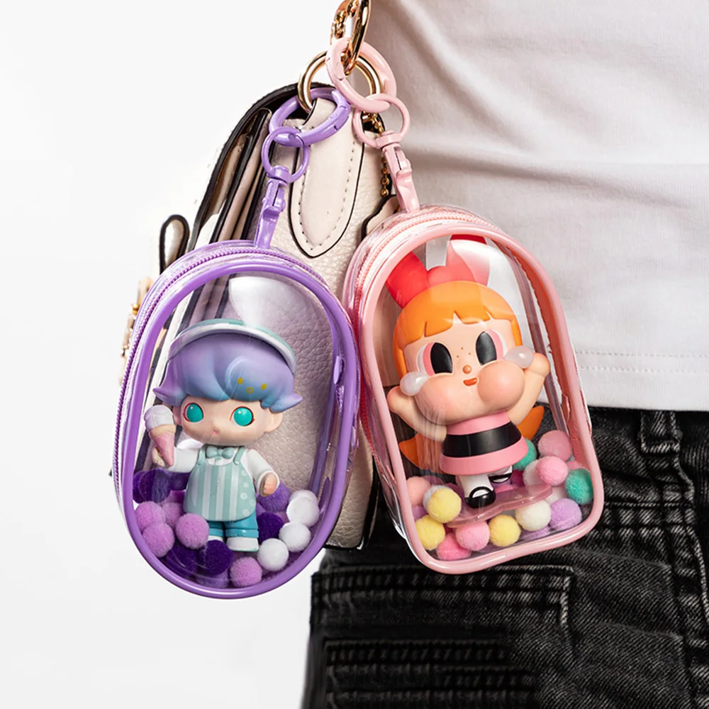 Jewelry Storage Box Transparent Storage Bag Mystery Box Keychain Bag Storage Box Thickened Wallet Cute Doll Display Out Bag