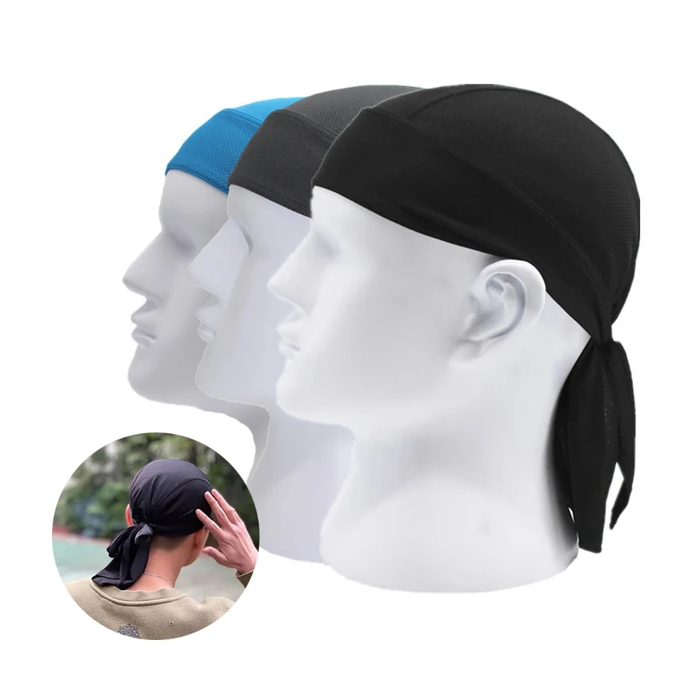 จักรยานหมวกโจรสลัด Sweat-Wicking หมวก UV Protection Face Mask Quick-DRY ขี่จักรยาน Headscarf คอ Gaiter สําหรับกีฬากลางแจ้งขี่จักรยาน