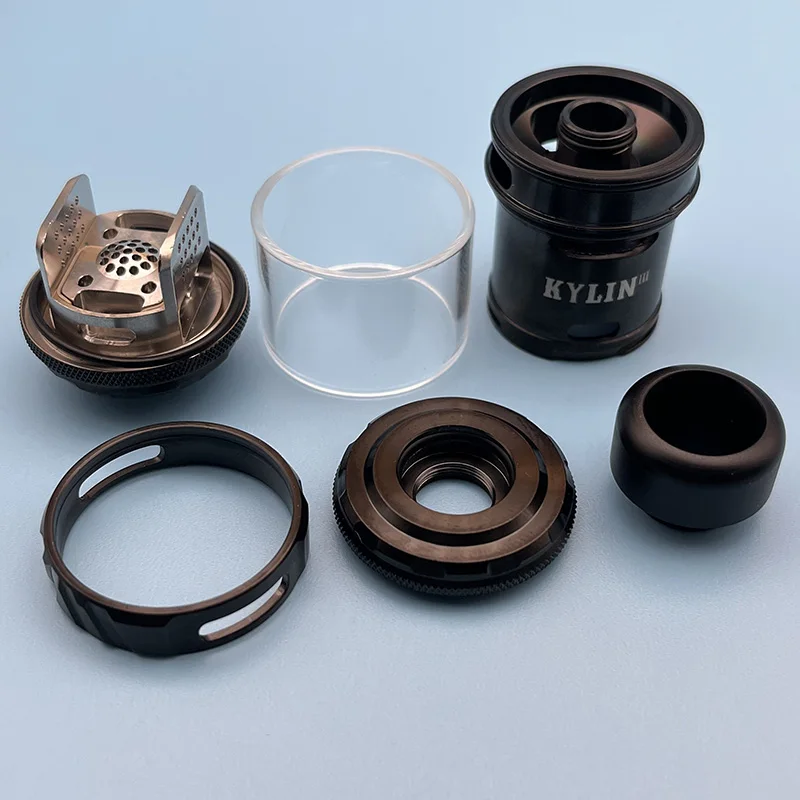 Kylin V3 RTA Tank 4ML 6ML Atomizador vape rta tankSupport Vaporizador de cigarrillo electrónico de bobina simple y doble