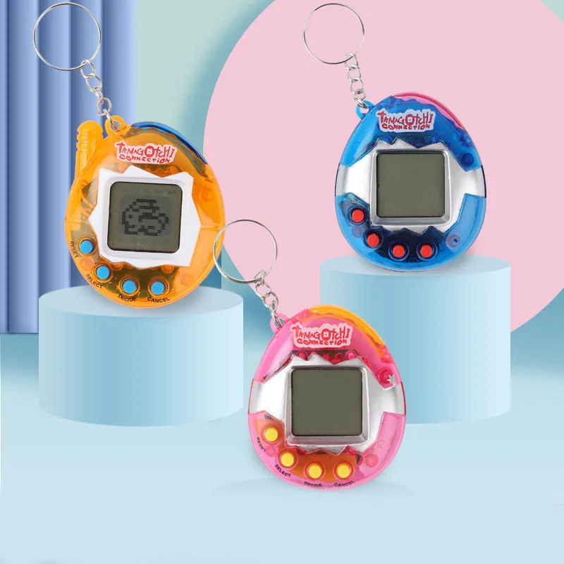 Tamagotchi สัตว์เลี้ยงอิเล็กทรอนิกส์ของเล่น90S Nostalgic 49สัตว์เลี้ยงในหนึ่งเสมือน Cyber Pet Toy Handheld Mini คอนโซลเกมตลกของเล่น