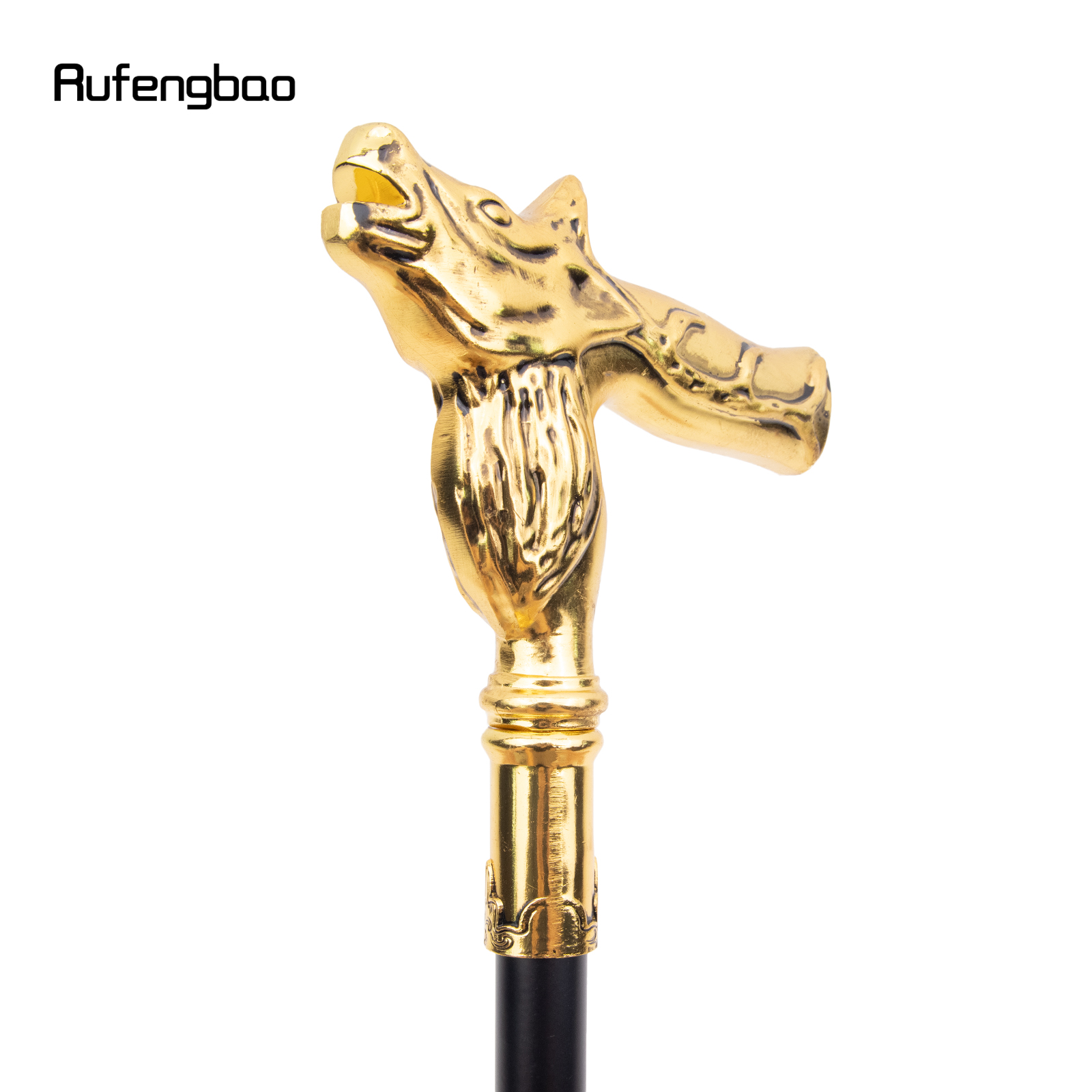 Vara de Veado Dourado com Prato Oculto, Prato de Cana, Cosplay Crosier, Moda Autodefesa, 92cm