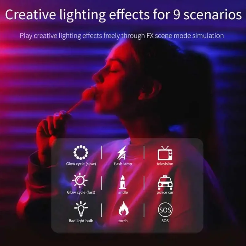 Adjustable Mini RGB Hot Boot Fill Light Live Photography LED Portable Mobile Camera Selfie Soft Light Live Shooting Fill Light