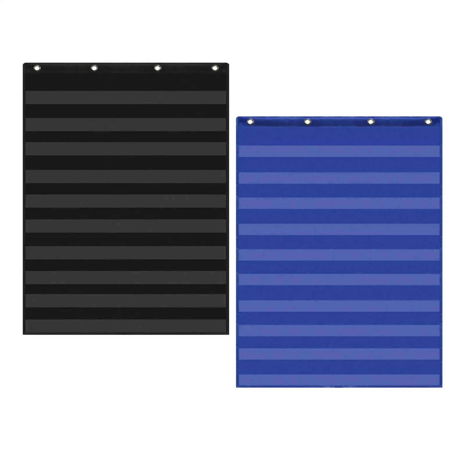 Grafico da appendere a 10 tasche, materiale didattico per l'apprendimento delle strisce di frasi