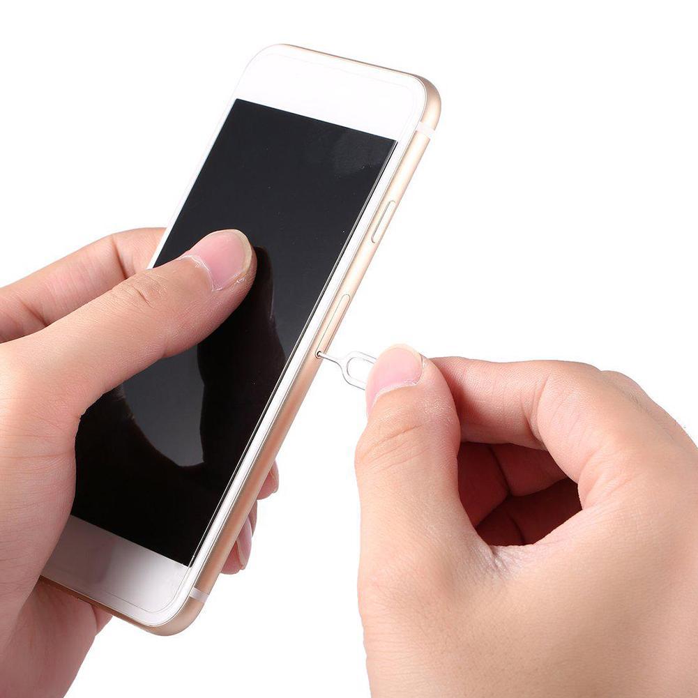 SIM Card Key Tray Eject Pin Portable Removal Tool Accessories for IPhone Samsung Xiaomi Sim Card Opener Remover Needle 1-50pcs