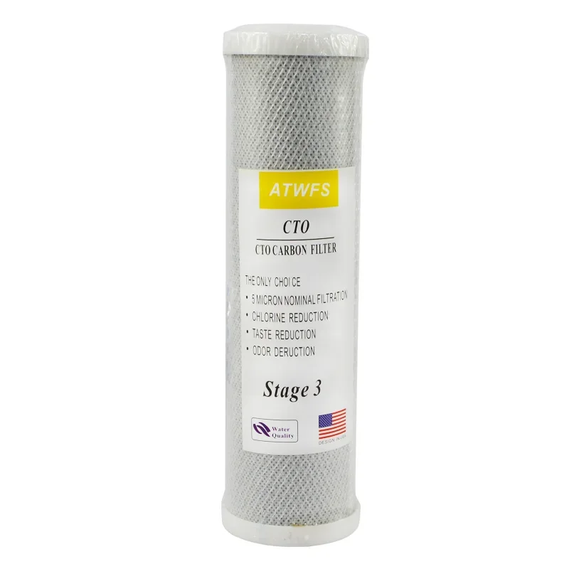 ATWFS 5 ขั้นตอน Reverse Osmosis RO เครื่องกรองน้ําเปลี่ยนชุดตลับกรองน้ํา 75 GPD เมมเบรน