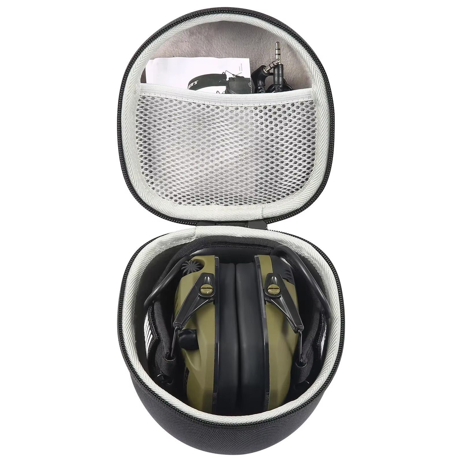 YHKEMA Hard Storage Travel Case for HL Impact Sport Sound Amplification Electronic Shooting Earmuff