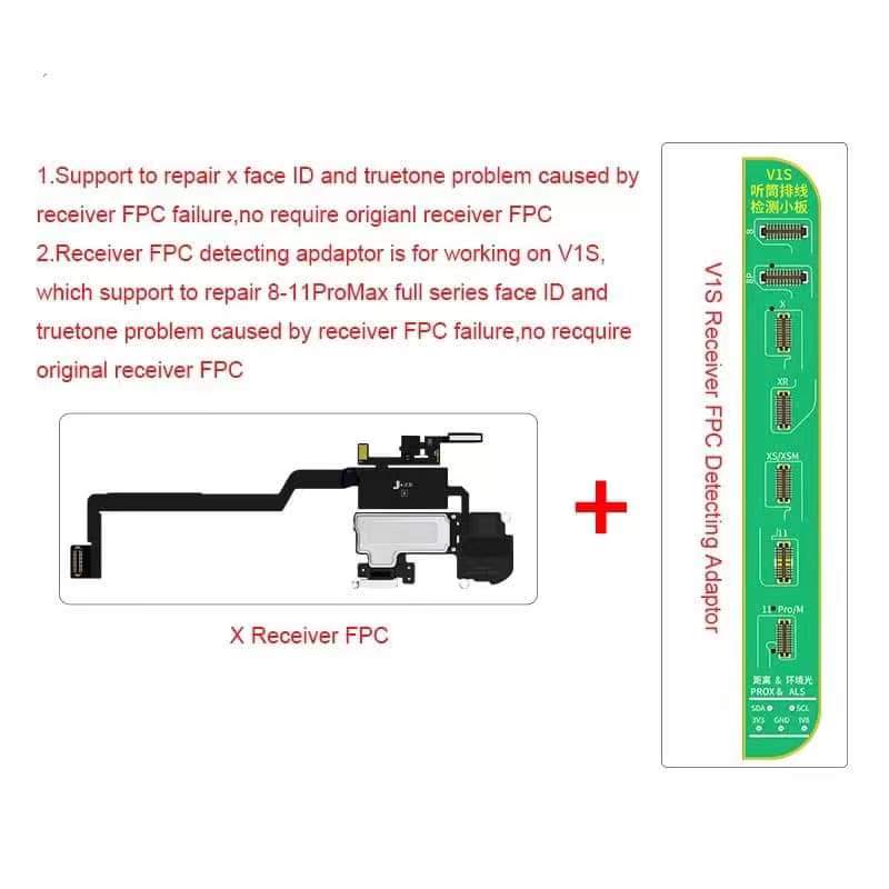 JCID jarak fotosensitif FPC kabel fleksibel 8-13 Pro Max 13MIni memecahkan penerima Ori FPC rusak masalah benar Tone solusi perbaikan