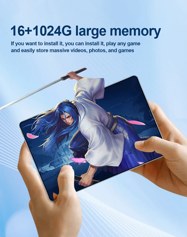 Tablette originale Pad 15 Pro, 10.1 pouces, Snapdragon 8gen2, 16 go + 1024 go, 10000mah, Android 13, Xioami Global, 5G, double SIM, WIFI, écran HD