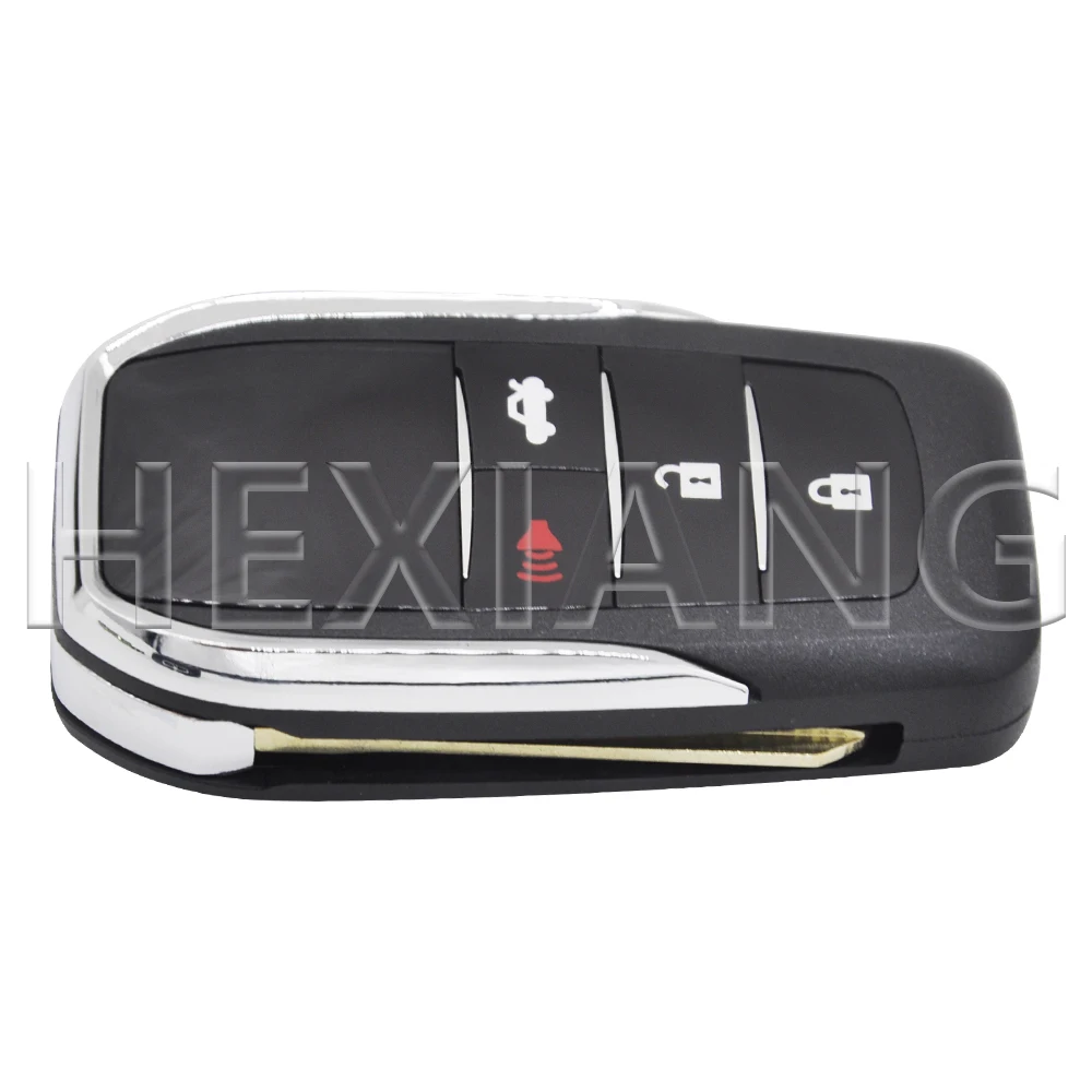 HE Upgrade TOY43 Blade Car Key Flip Shell Case FOB For Toyota Corolla RAV4 Highlander Camry Tacoma Tundra Pruis