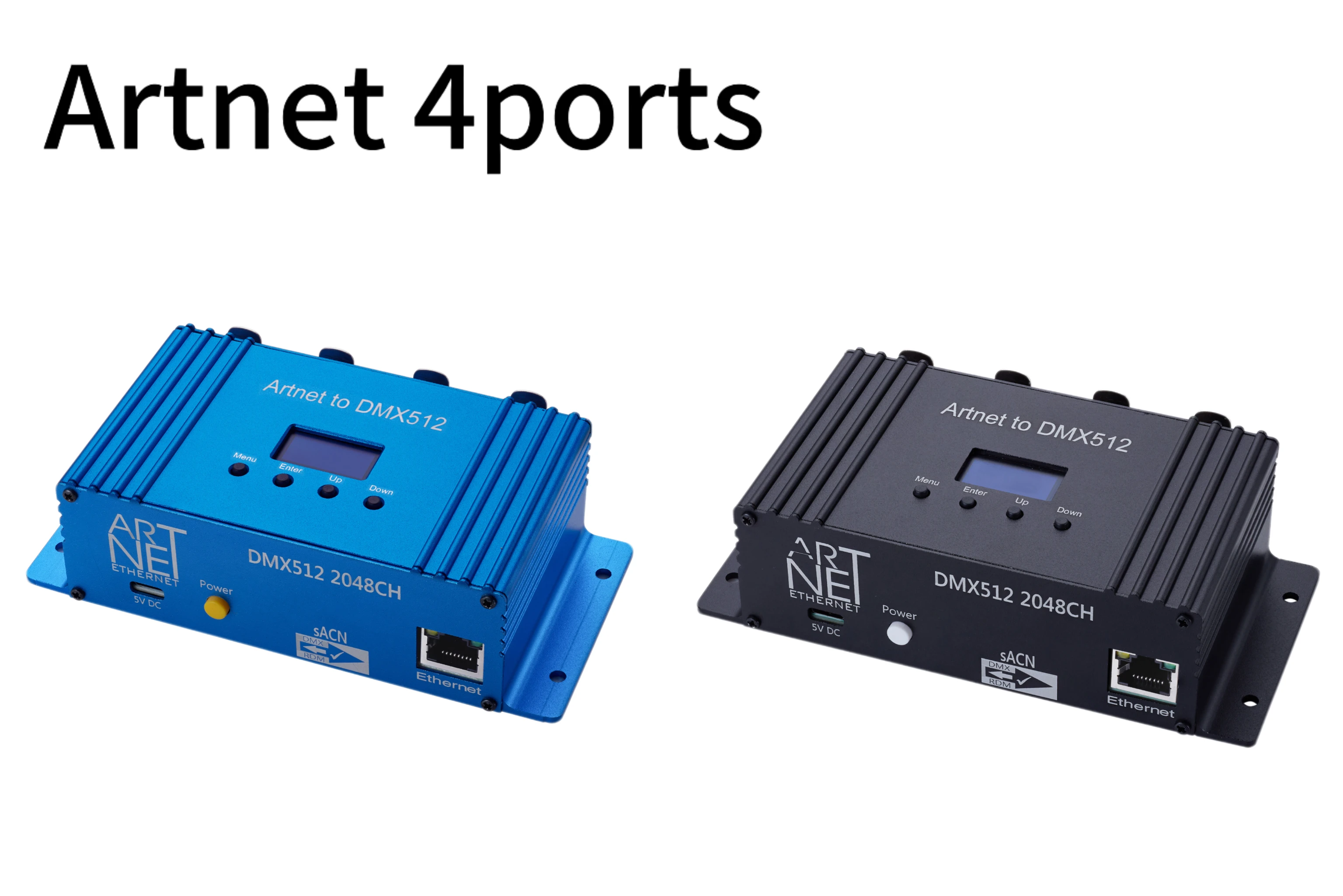 Controlador de iluminación Ethernet ArtNet DMX512 RDM interfaz 2 Universe 1024 Disco con MA2 Titan Freesytle