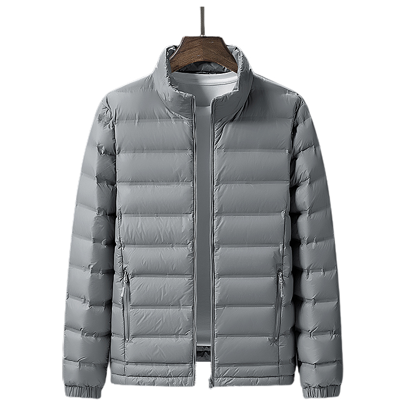 Männer Winter Neue Weiße Ente Unten Jacke Warme Dicke Stehkragen Winddicht Puffer Jacke Männer Casual Hohe Qualität Mantel Männlichen L-8XL