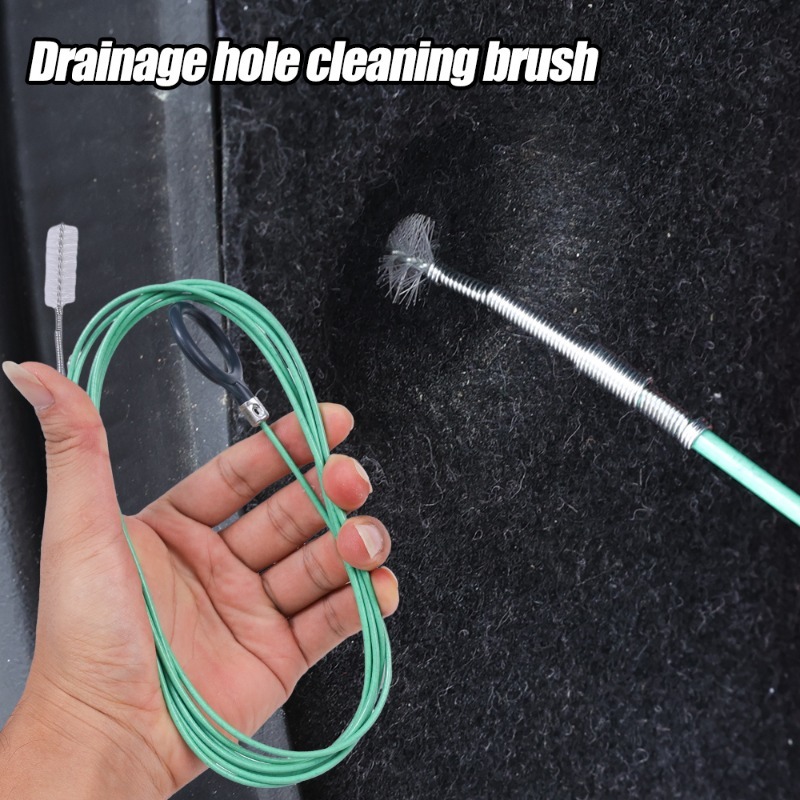 3m Car Sewer Unclogger Cleaning Brush Car Sunroof Long Hose Drain Hole Drain Unclogger Car Pipe Tool Cleaner Auto Accessories