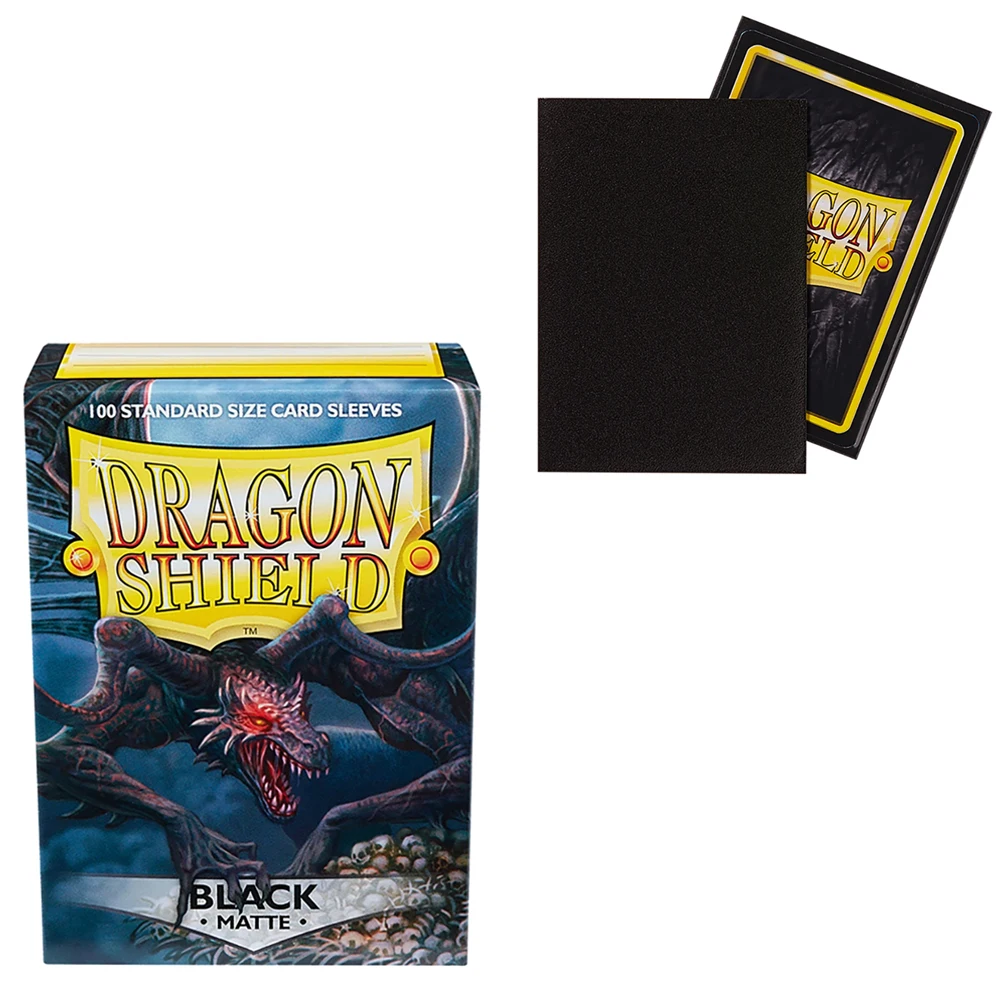 100 PCS/BOX 66x91mm Standard Size Demark Dragon Shield Matte Card Sleeves for MTG/PKM/YGO/TCG Board Game Cards Slevees
