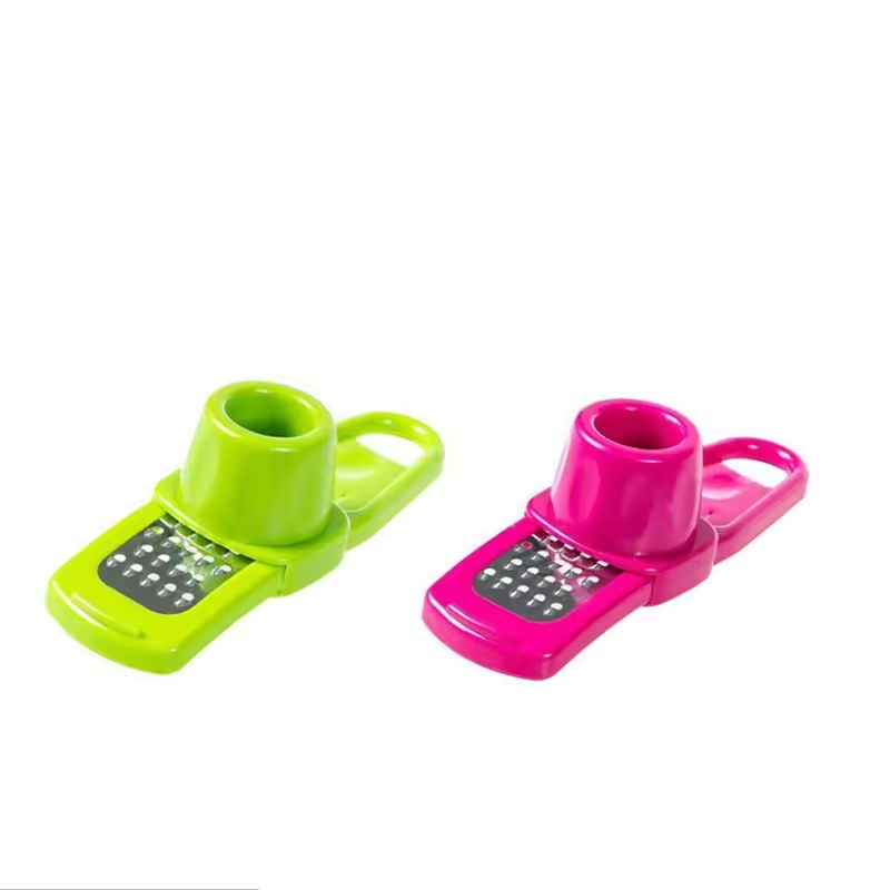 Mini broyeur d'ail créatif, presse-ail de cuisine, purée d'ail manuelle, Gadgets de cuisine verts, 1 paquet