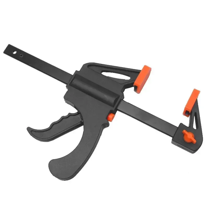 2/5/10 stücke Holzbearbeitung Arbeit Bar 4 Zoll Clamp Clip Set Harte Schnell Ratsche Release Clip DIY Zimmerei hand Werkzeug Holzbearbeitung Klemme