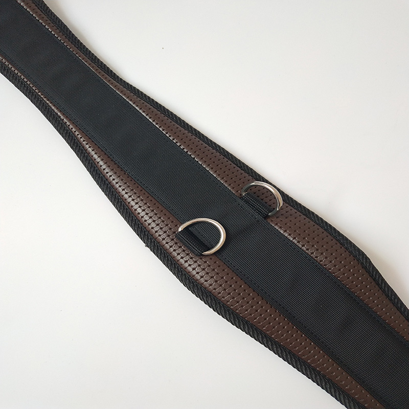 Suprimentos equestres cinto de barriga de cavalo hibisco couro cinto de barriga arnês de sela abrangente fivela de cinto de barriga de cavalo