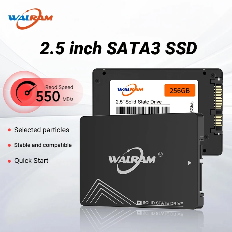 Walram 2,5 SATA 3 SSD 120 GB 128 GB 240 GB 256 GB Festplatte 1 TB 512 GB 480 GB SATA3 Solid State Drive 1 TB HDD für Laptop PC Desktop