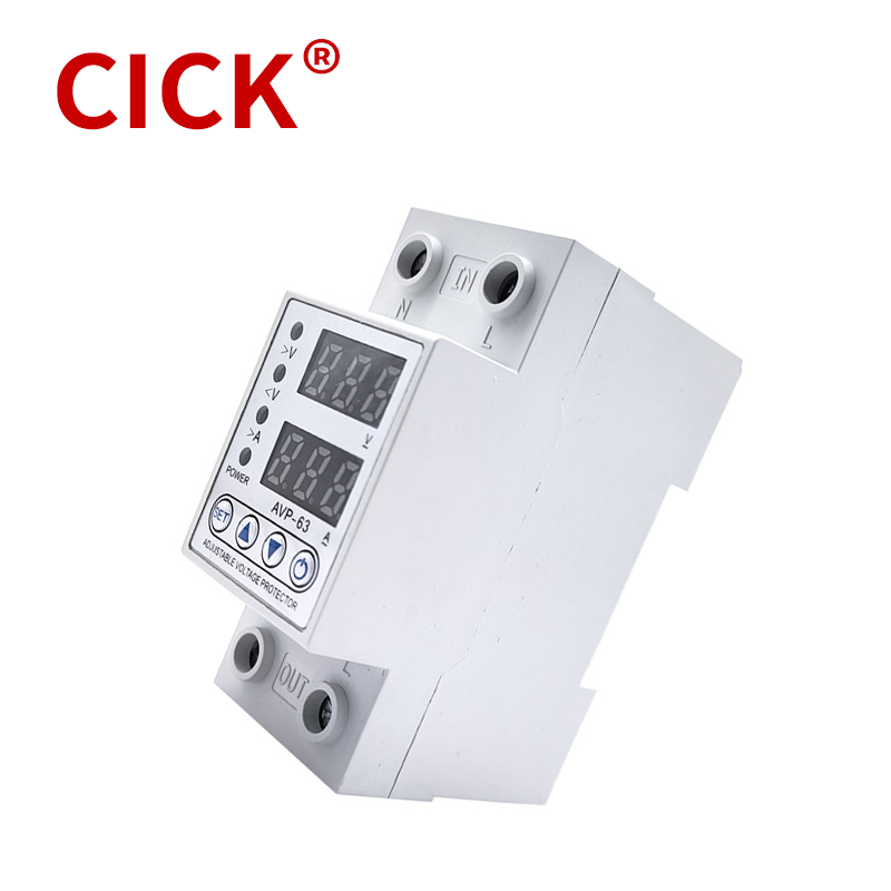 AVP 40A 63A 230V Защита от перенапряжения и тока от перенапряжения с двойным цифровым дисплеем 40A 63A 80A 220V