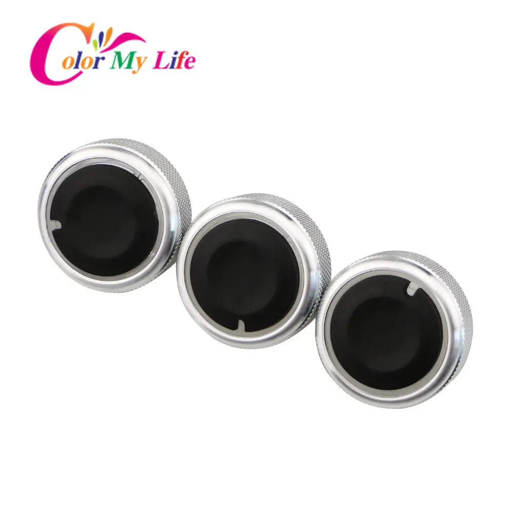 3pcs/Set Car Air Conditioning Turning Switch Knob AC Knob for Ford Focus 2 MK2 Focus 3 MK3 2005-2017 Mondeo C-MAX