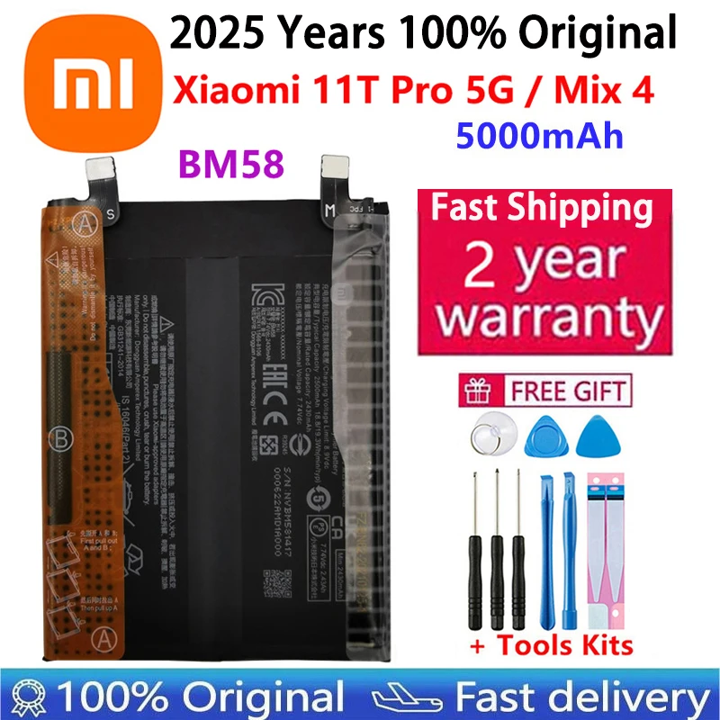 Originale Per Xiaomi Redmi Nota A3 K30 K40 7 7A 8 8T 9 9T 9S 10 10T 10S 10X 11 11T 12 12T Lite POCO M2 F3 M3 X3 X4 X5 Pro Batteria