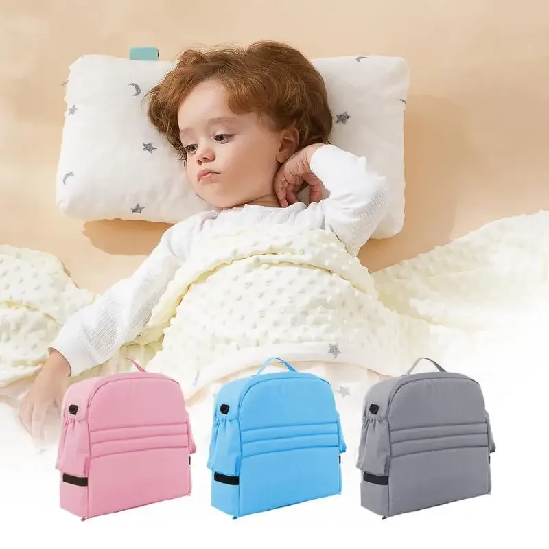 Toddler Portable Travel Bed Sleeping Crib with Net Waterproof Fabric Toddler Cradle Cot for Visiting Family Campings Outings
