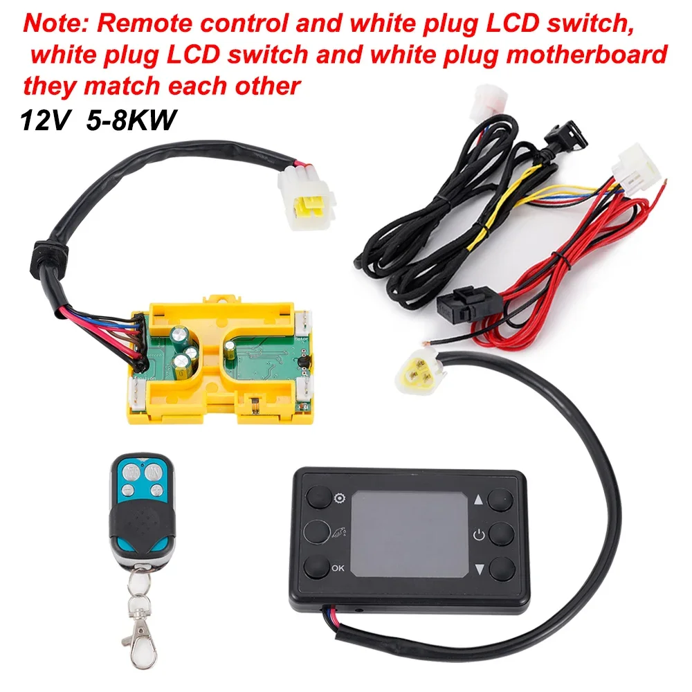 12V Universal Car Air Diesel Heater LCD Switch Control Wire Harness Controller Board Motherboard