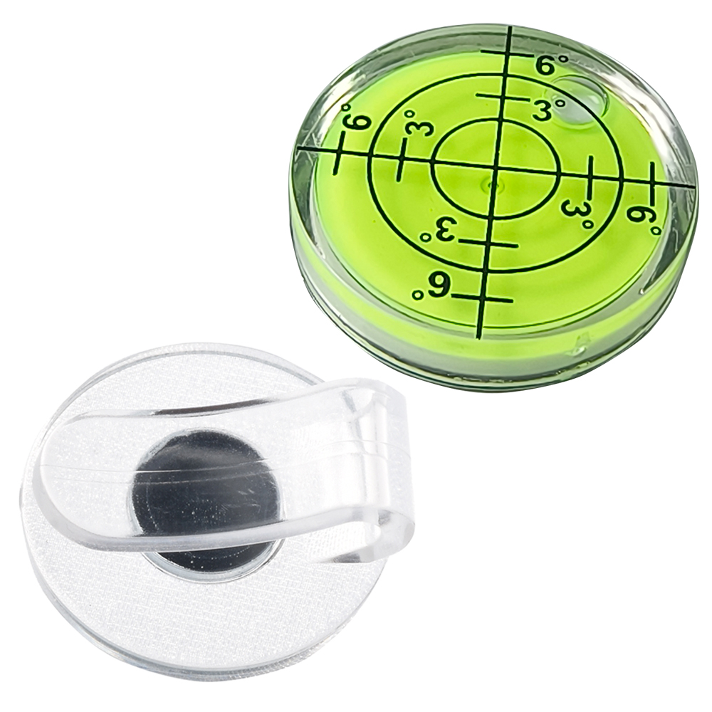 Clipe de plástico para chapéu de golfe, clipe para chapéu de clube de golfe com marcador de bola magnética removível, marcas de função de nível de golfe, clipe magnético para boné